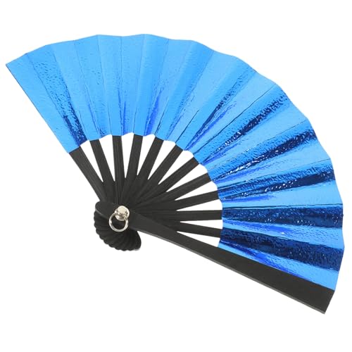 Alipis Mini faltbarer Papier Handfächer robuster Holzstil stilvolles Party Deko Accessoire für Mini Deko für Puppenhaus tragbarer Vintage Handfächer Geschenkidee von Alipis