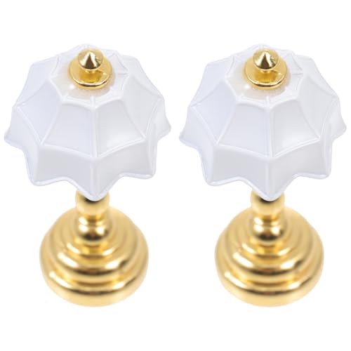 Alipis Miniatur-tischlampe für Puppenhaus: 2 Stück, Vintage-nachttischlampe im Maßstab 1:12, Modell – Miniaturbeleuchtung für Kinder, Spielzeug, Puppenhaus, Möbel, Dekorationen, Zubehör Alipis Miniatur-tischlampe für Puppenhaus: 2 Stück, Vintage-nachttischlampe im Maßstab 1:12, Modell – Miniaturbeleuchtung für Kinder, Spielzeug, Puppenhaus, Möbel, Dekorationen, Zubehör von Alipis