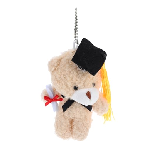 Alipis Niedlicher Abschlussbär Plüsch Abschluss Stofftierspielzeug Mini Plüschbär Mit Gradhut Für DIY Abschlussschlüsselhain High School College Absolventen Party Gefälligkeiten von Alipis