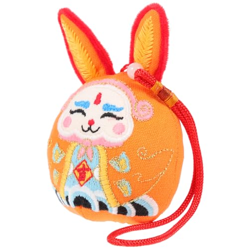 Alipis Niedliches Kaninchen Plüschspielzeug Rabbit Mascot Puppe Dekoratives Kaninchen für Neujahr Vielseitige für Zuhause Schule Auto für Feste und Besondere Anlässe von Alipis