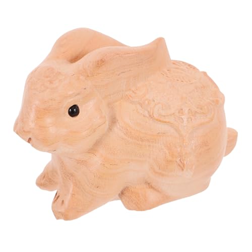 Alipis -miniaturfiguren 8 cm Holzstatue Als Dekoration Im Garten Oder Auf Dem Schreibtisch von Alipis