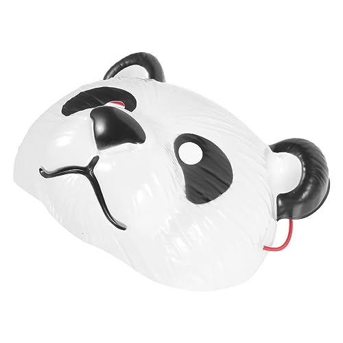 Alipis Panda Maske Lustige Tiermaske für Partys Halloween und Karneval Leichte und Haltbare Cosplay Maske im Niedlichen Panda Design für Kostümpartys und Bühnenaufführungen von Alipis