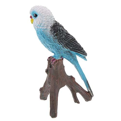 Alipis Papagei Dekorationen Für Lebensechte Vogel Figur Statue Realistische Spielzeug Tiere Vogel Papagei von Alipis