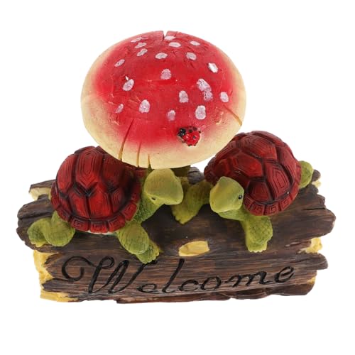 Alipis Pilz-verzierung Außendekoration Outdoor-Ohrringe Outdoor-Statue Schildkröten-skulptur-Dekoration Gartenschildkrötenfiguren Statue Der Gartenschildkröte Gartendekor Green Harz Alipis Pilz-verzierung Außendekoration Outdoor-Ohrringe Outdoor-Statue Schildkröten-skulptur-Dekoration Gartenschildkrötenfiguren Statue Der Gartenschildkröte Gartendekor Green Harz von Alipis