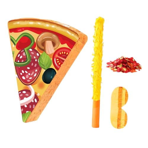 Alipis Pizza mit Augenbinde und Buntem Papierkonfetti Karton Crepé Konstruktion Kinderfreundliches Partyspiel für Geburtstage und Themenfeiern Vielseitige Dekoration Alipis Pizza mit Augenbinde und Buntem Papierkonfetti Karton Crepé Konstruktion Kinderfreundliches Partyspiel für Geburtstage und Themenfeiern Vielseitige Dekoration von Alipis
