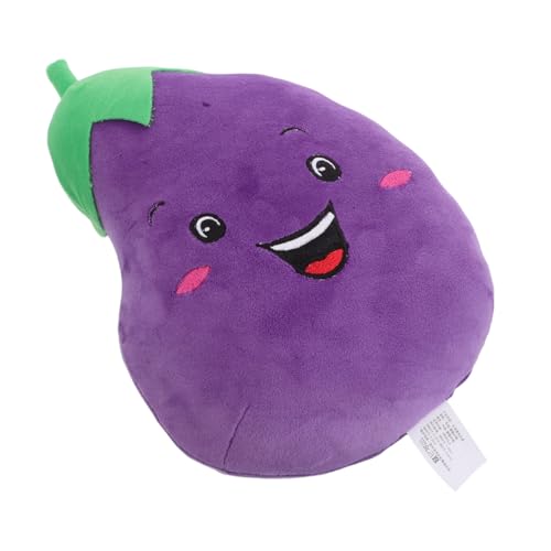 Alipis Plüsch Aubergine Puppe Weiches Kuscheltier Gemüse Leicht Tragbar Für Reise Nap Und Wohnkultur von Alipis