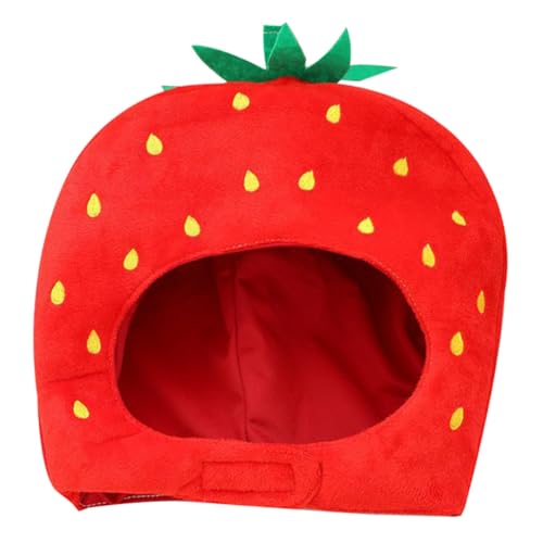 Alipis Plüsch-Erdbeer-Hut Stirnband Mütze Foto-Requisite Plüsch-Früchte Tier-Kopfbedeckung Erdbeer-Kapuze Maske Mütze Party Cosplay Kostüm Selfie-Hut Für Anzieh-Party-Dekoration Alipis Plüsch-Erdbeer-Hut Stirnband Mütze Foto-Requisite Plüsch-Früchte Tier-Kopfbedeckung Erdbeer-Kapuze Maske Mütze Party Cosplay Kostüm Selfie-Hut Für Anzieh-Party-Dekoration von Alipis
