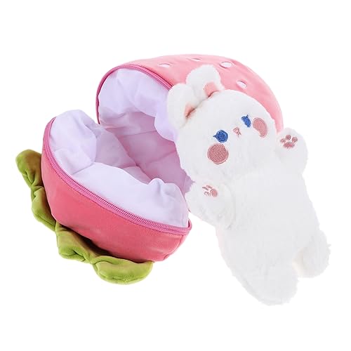 Alipis Plüsch Hase Kuscheltier Wendbar Karotten Erdbeer Design Weiches Stofftier für Mädchen Geburtstag Ostern Alipis Plüsch Hase Kuscheltier Wendbar Karotten Erdbeer Design Weiches Stofftier für Mädchen Geburtstag Ostern von Alipis