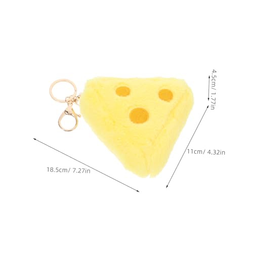 Alipis Plüsch Käse Anhänger Schlüsselanhänger Für Rucksack Handtasche Geldbörse Auto Mit Flauschigem Design Und Weicher Verarbeitung Als Lustige Dekoration Für Mädchen Alipis Plüsch Käse Anhänger Schlüsselanhänger Für Rucksack Handtasche Geldbörse Auto Mit Flauschigem Design Und Weicher Verarbeitung Als Lustige Dekoration Für Mädchen von Alipis