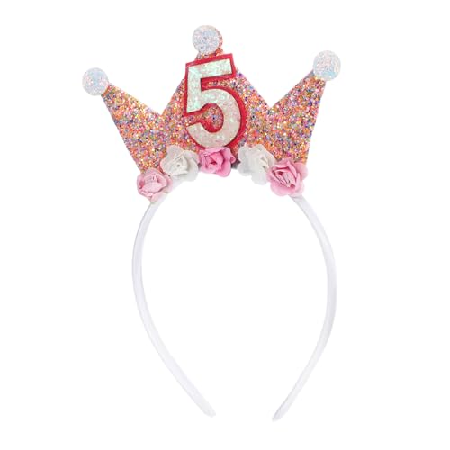 Alipis Prinzessinnengeburtstagskrone für Glitzernde Tiara und Haar Accessoire für Jahre Geburtstagsfeiern und Märchenkostüme Bequem und Vielseitig von Alipis