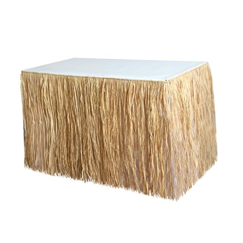 Alipis Raffia Tischrock für Sommerpartys Dekorativer Simulierter Strohtischrock Leichter und Langlebiger Tischschmuck für Strand und Gartenfeiern Natürliche Farbe Geeignet für Festliche Alipis Raffia Tischrock für Sommerpartys Dekorativer Simulierter Strohtischrock Leichter und Langlebiger Tischschmuck für Strand und Gartenfeiern Natürliche Farbe Geeignet für Festliche von Alipis