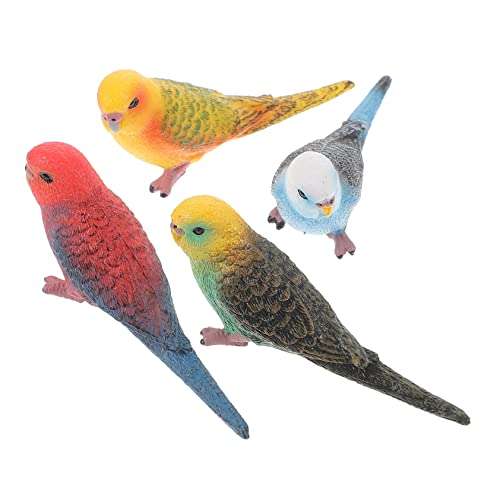 Alipis Lebensechte Vogel Modell Spielzeug Papagei Figur Ornament Für Und Garten von Alipis