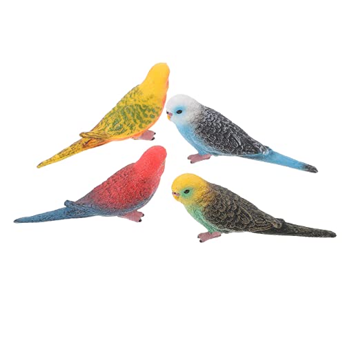 Alipis Lebensechte Papagei Modelle 4 Stücke Künstliche Vogel Figuren Sittich Ornament Dekorative Vogel Für Alipis Lebensechte Papagei Modelle 4 Stücke Künstliche Vogel Figuren Sittich Ornament Dekorative Vogel Für von Alipis