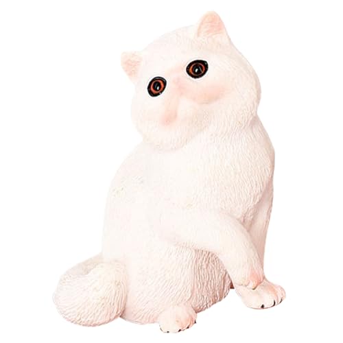 Alipis Realistische Katzenstatue Ornament Für Die Inneneinrichtung Katzenfigur Aus Kunststoff Tiermodell Schreibtischdekoration Heimtier-Ornamente Alipis Realistische Katzenstatue Ornament Für Die Inneneinrichtung Katzenfigur Aus Kunststoff Tiermodell Schreibtischdekoration Heimtier-Ornamente von Alipis