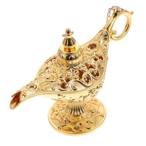 Alipis Retro Lampe Dekofigur Gold Wunscherfüllende Wohnkultur Vintage Desktop Schmuck für Gemütliche Atmosphäre und Festliche Geschenke Alipis Retro Lampe Dekofigur Gold Wunscherfüllende Wohnkultur Vintage Desktop Schmuck für Gemütliche Atmosphäre und Festliche Geschenke von Alipis