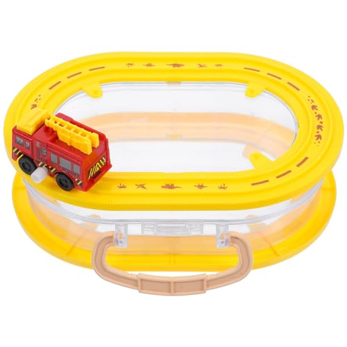 Alipis Sammler-Spielzeugauto-Aufbewahrungskoffer Und Spielzeug-Organizer-Aufbewahrungskoffer Aufziehbares Auto Durchsichtige Spielzeug-Aufbewahrungsbox Simulationsauto-Reisekoffer von Alipis
