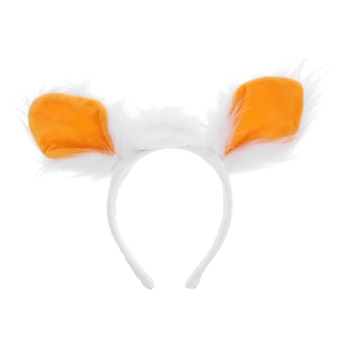 Alipis Lamm-kostüm-stirnband Weiche Schafsohren Aus Plüsch Accessoire Für Halloween-kostüme Für Erwachsene von Alipis