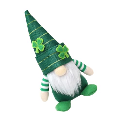 Alipis Shamrock GNOME Puppe für Patrick's Day Niedliche Figur für Frühlingsfeiern Hochwertige Handarbeit für Regale und Tische Festliche Alipis Shamrock GNOME Puppe für Patrick's Day Niedliche Figur für Frühlingsfeiern Hochwertige Handarbeit für Regale und Tische Festliche von Alipis