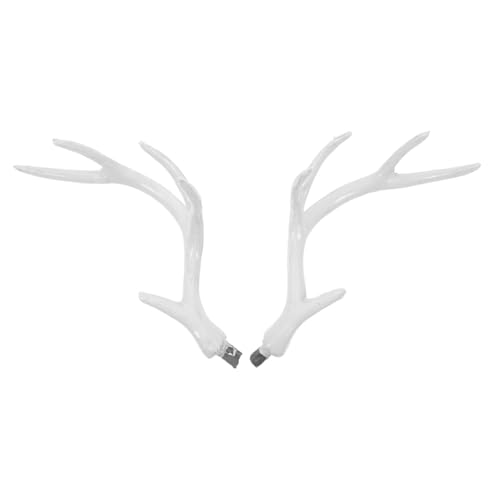 Alipis Simulierte Haarreifen Weiß DIY Headdress Accessory Filz Hirschgeweih Party Weihnachten Kostüm Bastelmaterial von Alipis