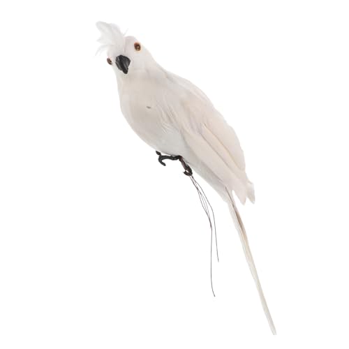 Alipis Realistische Künstliche Papagei Figur Weiß Für Handwerk Lebensechte Vogel Statue Alipis Realistische Künstliche Papagei Figur Weiß Für Handwerk Lebensechte Vogel Statue von Alipis