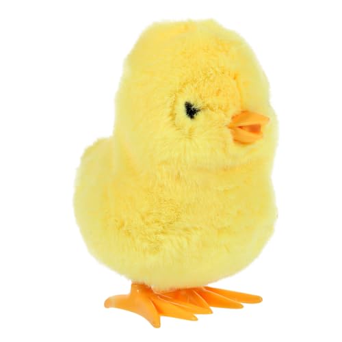 Alipis Springendes Gelbes Huhn Entzückendes Hühnerspielzeug Plüschspielzeug Springendes Spielzeug Tierspielzeug Kreatives Spielzeug Aufziehbares Kinderspielzeug Springendes Huhn von Alipis