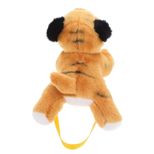 Alipis Tiger Plüschpuppe Niedliches Stofftier Für Erwachsene Leicht Tragbar Für Partys Dekoration Aus Weichem Material Gefertigt Perfektes von Alipis
