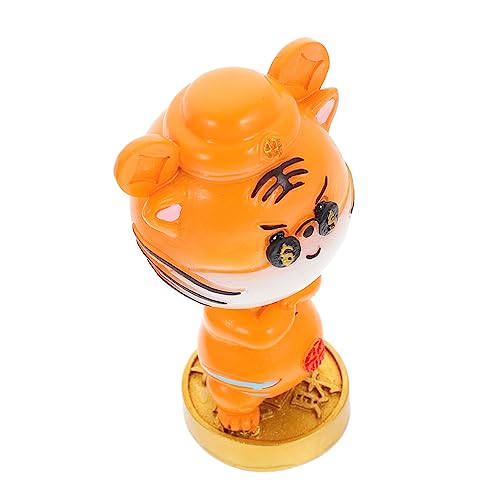 Alipis Tiger-Wackelkopf-Ornament Katzen-Denkmal Tanzendes Tierspielzeug Giraffe Cartoon- Kostüm Animal-Design wohnzimmerdeko Tiger-Schmuck innere Verzierung des Autos Harz Orange Alipis Tiger-Wackelkopf-Ornament Katzen-Denkmal Tanzendes Tierspielzeug Giraffe Cartoon- Kostüm Animal-Design wohnzimmerdeko Tiger-Schmuck innere Verzierung des Autos Harz Orange von Alipis