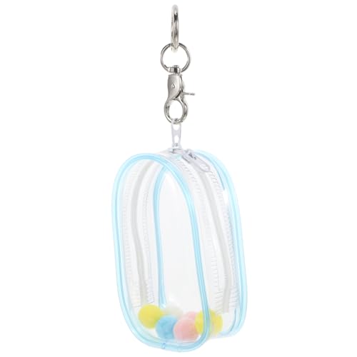 Alipis Transparente Aufbewahrungstasche mit Schlüsselanhänger Staubdichte Vitrine für Kleine Figuren und Puppen Praktische Organizer Tasche mit Reißverschluss für Sammlerstücke für Alipis Transparente Aufbewahrungstasche mit Schlüsselanhänger Staubdichte Vitrine für Kleine Figuren und Puppen Praktische Organizer Tasche mit Reißverschluss für Sammlerstücke für von Alipis