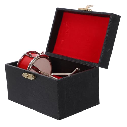 Alipis Vintage Miniatur Schlagzeug Modell Robustes Retro Musikinstrument Ornament Kompakte Tischdekoration für Zuhause Büro Restaurant Elegantes Sammlerstück Alipis Vintage Miniatur Schlagzeug Modell Robustes Retro Musikinstrument Ornament Kompakte Tischdekoration für Zuhause Büro Restaurant Elegantes Sammlerstück von Alipis