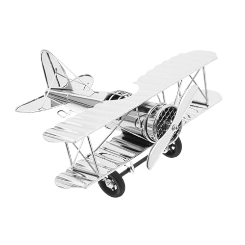 Alipis Vintage Modell Spielzeug Flugzeug Ornament Desktop Decor Retro Stil Präsentieren von Alipis