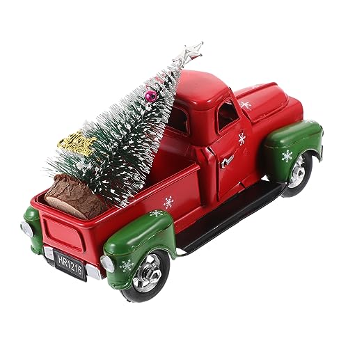 Alipis Weihnachtlicher Kleiner Truck Deko Kompakte Auto Modellfigur für Festliche Tischdekoration Robustem Material Grün Alipis Weihnachtlicher Kleiner Truck Deko Kompakte Auto Modellfigur für Festliche Tischdekoration Robustem Material Grün von Alipis