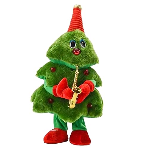 Alipis Weihnachtlicher Tanzender Baum Puppe Lustiges Plüschspielzeug mit Gesang für Festliche Dekoration für Wohnzimmer Schlafzimmer und Kindergarten Langlebig und Leicht zu Alipis Weihnachtlicher Tanzender Baum Puppe Lustiges Plüschspielzeug mit Gesang für Festliche Dekoration für Wohnzimmer Schlafzimmer und Kindergarten Langlebig und Leicht zu von Alipis