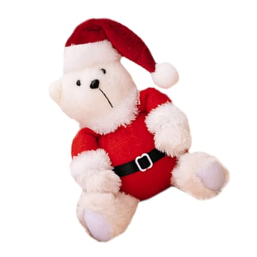 Alipis Weihnachtsbärpuppe Weihnachtsbär Stoffbär Puppe Plüschtier Puppe Plüschbär Puppe Plüschbär Für Weihnachtsbär Stofftier Schöner Weihnachtsbär Home Bär Puppentuch von Alipis