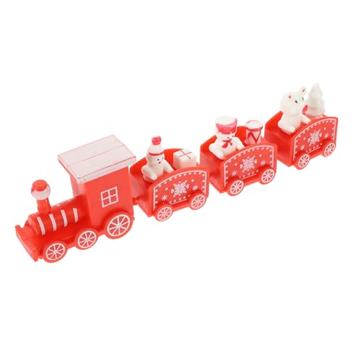 Alipis Weihnachtszug Deko Robustes Material Kompakte Vielseitige Tischdekoration Perfektes Xmas und Partyaccessoire von Alipis