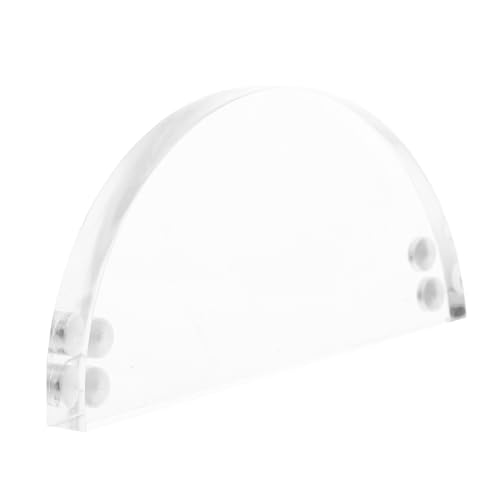 Alipis physikalische optische Linse Prismenwürfel kleine konvexe Linse halbkonkaver Spiegel Prismen für Kinderwissenschaft optischer Film Kuppellupe optischer Komparator Acryl Transparent von Alipis