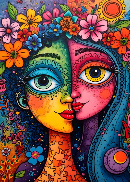 Alipson Puzzle Buntes Duo 1500 Teile Puzzle Alipson-Puzzle-F-50242 von Alipson Puzzle