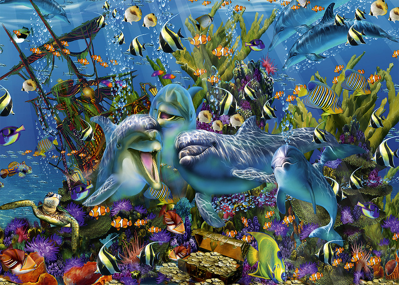 Alipson Puzzle Dolphins Treasure Ship 1000 Teile Puzzle Alipson-Puzzle-50032 Alipson Puzzle Dolphins Treasure Ship 1000 Teile Puzzle Alipson-Puzzle-50032 von Alipson Puzzle