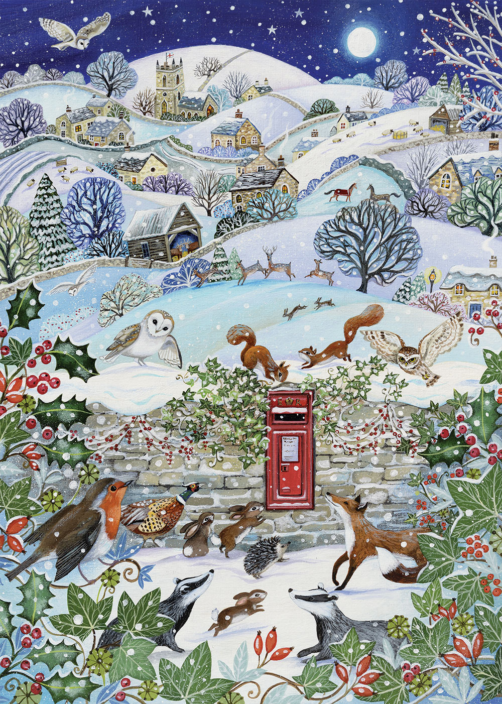 Alipson Puzzle Dorf in einer Winternacht 500 Teile Puzzle Alipson-Puzzle-F-50053 Alipson Puzzle Dorf in einer Winternacht 500 Teile Puzzle Alipson-Puzzle-F-50053 von Alipson Puzzle