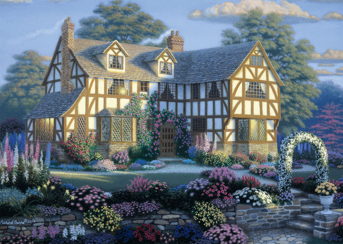 Alipson Puzzle English Tudor 1000 Teile Puzzle Alipson-Puzzle-50037 von Alipson Puzzle