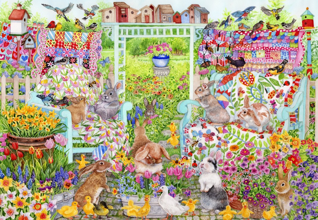 Alipson Puzzle Frühlings-Quilt 1000 Teile Puzzle Alipson-Puzzle-F-50090 Alipson Puzzle Frühlings-Quilt 1000 Teile Puzzle Alipson-Puzzle-F-50090 von Alipson Puzzle