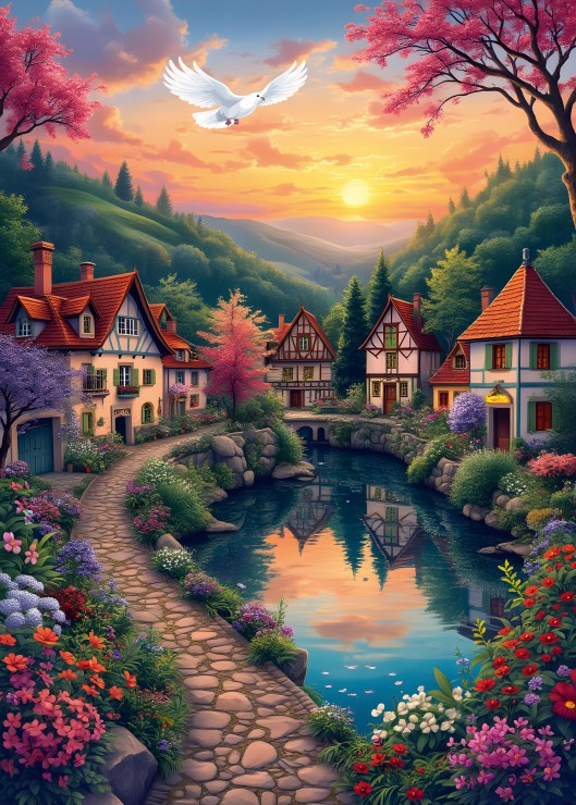 Alipson Puzzle Das Dorf am Ufer 500 Teile Puzzle Alipson-Puzzle-F-50178 Alipson Puzzle Das Dorf am Ufer 500 Teile Puzzle Alipson-Puzzle-F-50178 von Alipson Puzzle