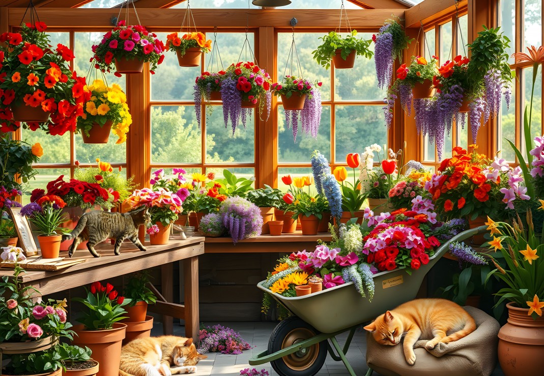 Alipson Puzzle Mittagsschlaf im Gewächshaus 1000 Teile Puzzle Alipson-Puzzle-F-50256 Alipson Puzzle Mittagsschlaf im Gewächshaus 1000 Teile Puzzle Alipson-Puzzle-F-50256 von Alipson Puzzle