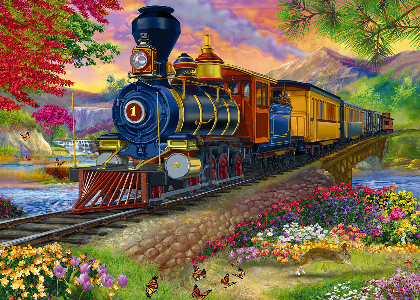 Alipson Puzzle Panorama-Dampflokomotive 500 Teile Puzzle Alipson-Puzzle-50002 Alipson Puzzle Panorama-Dampflokomotive 500 Teile Puzzle Alipson-Puzzle-50002 von Alipson Puzzle