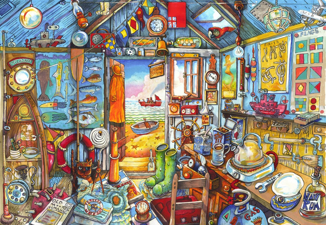 Alipson Puzzle The Captain's Cabin 1000 Teile Puzzle Alipson-Puzzle-F-50353 von Alipson Puzzle