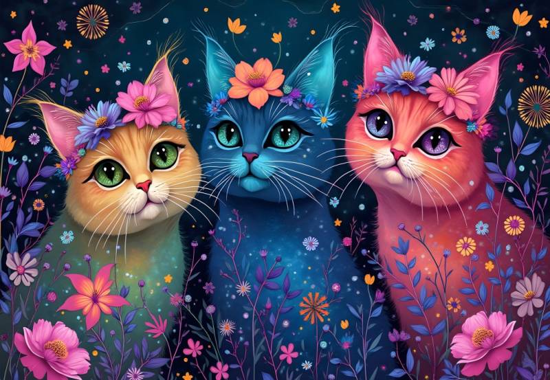 Alipson Puzzle Trio der träumerischen Katzen 1000 Teile Puzzle Alipson-Puzzle-F-50351 Alipson Puzzle Trio der träumerischen Katzen 1000 Teile Puzzle Alipson-Puzzle-F-50351 von Alipson Puzzle