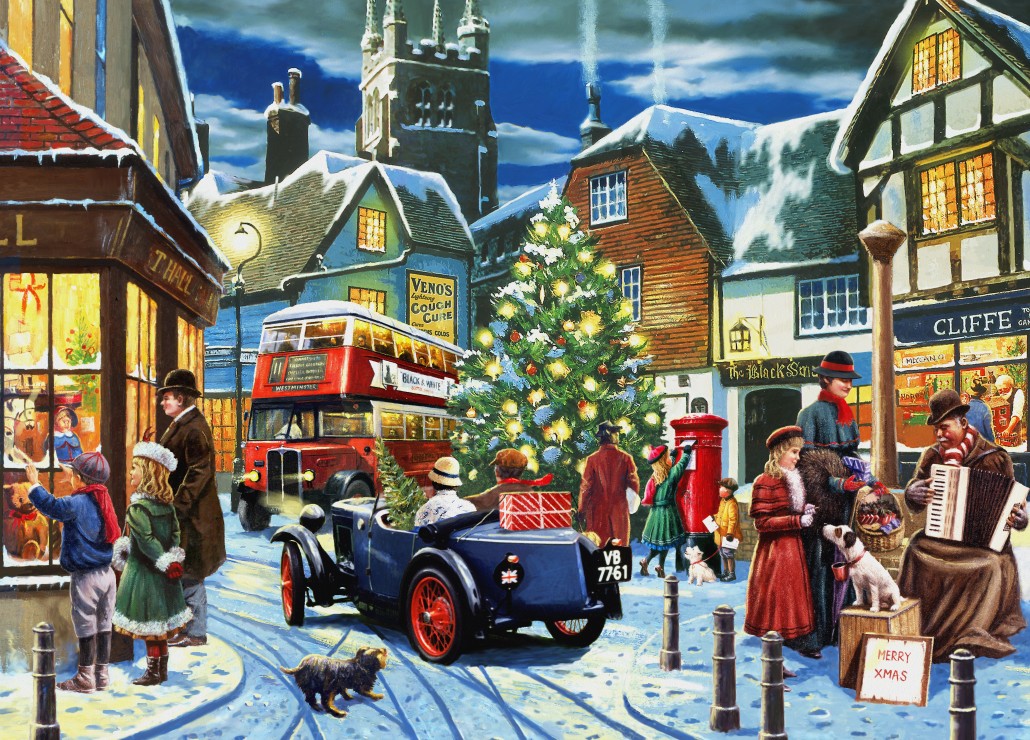 Alipson Puzzle Weihnachten Straßen 1500 Teile Puzzle Alipson-Puzzle-F-50282 von Alipson Puzzle
