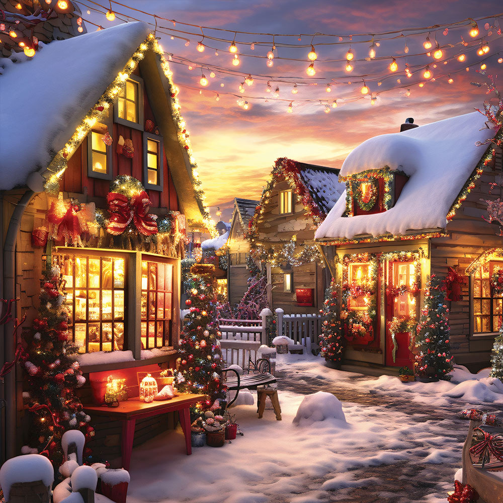 Alipson Puzzle Weihnachtshaus 1000 Teile Puzzle Alipson-Puzzle-F-50057 von Alipson Puzzle