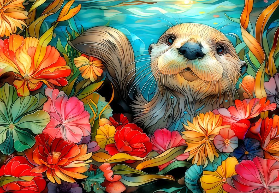 Alipson Puzzle Whimsical Waters - Der Suchende 1000 Teile Puzzle Alipson-Puzzle-F-50348 von Alipson Puzzle