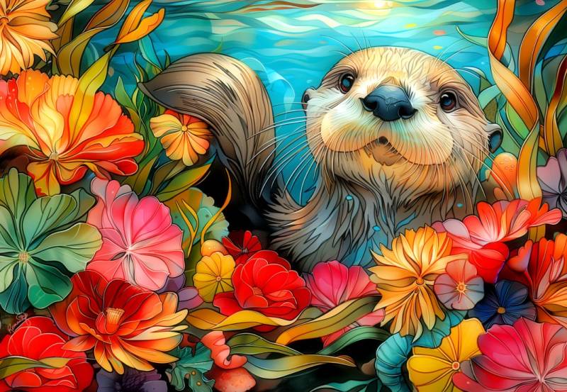 Alipson Puzzle Whimsical Waters - Der Suchende 1000 Teile Puzzle Alipson-Puzzle-F-50348 von Alipson Puzzle