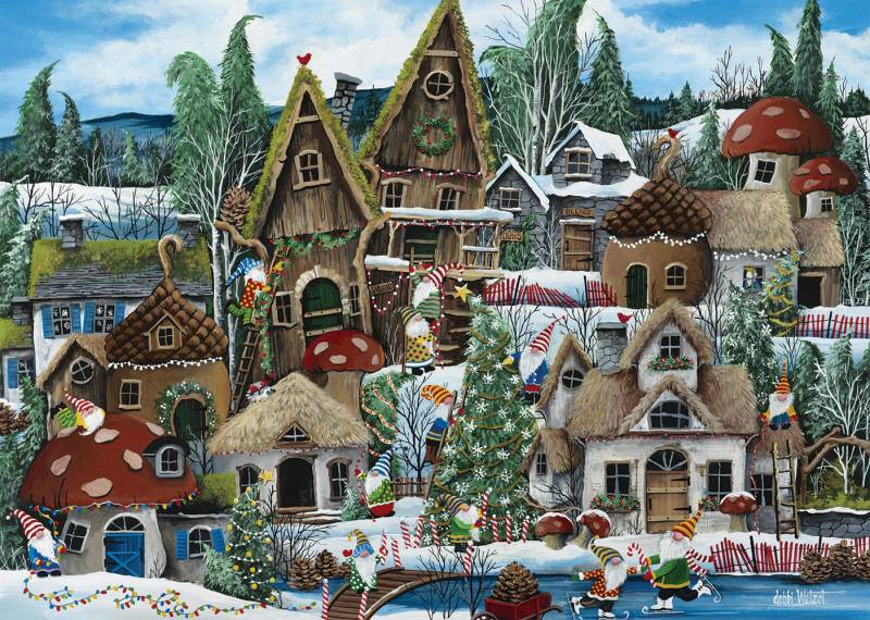 Alipson Puzzle Zwerg für die Feiertage 1000 Teile Puzzle Alipson-Puzzle-F-50059 von Alipson Puzzle